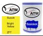 Preview: Suzuki, Bright Yellow, ZFT: 500ml Lackdose, von ATW Autoteile West.